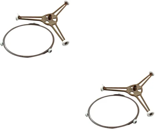 Vista 11 de PRETYZOOM 4 sets Accesorios de microondas Soporte de microondas Soporte de microondas Anillo de rodillo Soporte de microondas Bandeja de microondas