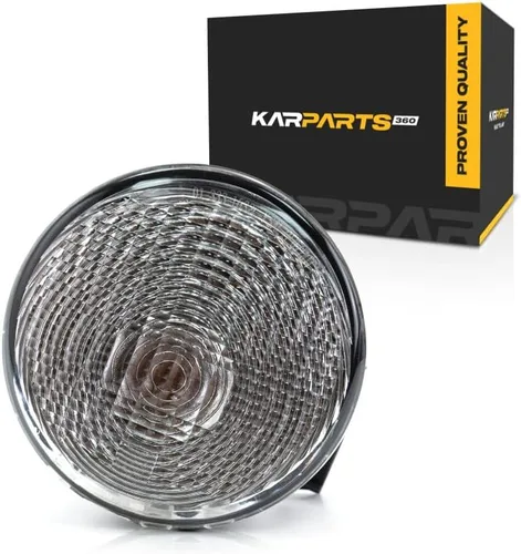KarParts360 Para Jeep Wrangler 2014 2015 2016 2017 Luz de señal de giro lateral del conductor | Delantera | Lente transparente | Reemplazo para