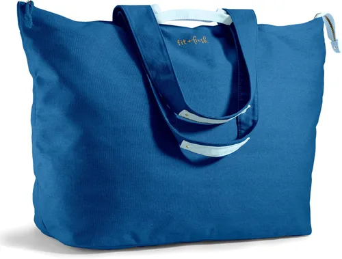 Vista 8 de Bolso de playa grande Fit & Fresh para mujeres - Bolso de viaje extragrande con bolsillos Negro
