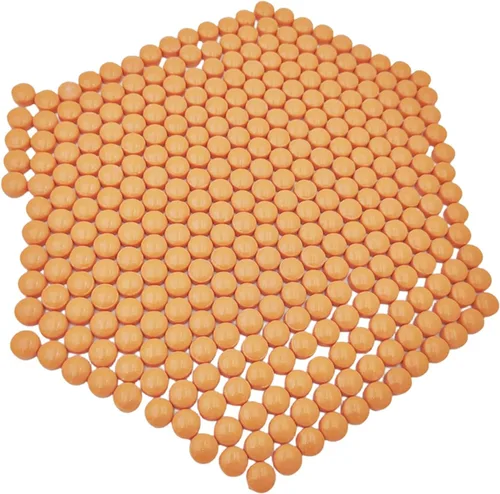 Vista 7 de Mosaico redondo de jade de 1/2 pulgada, piezas de mosaico de vidrio Circel de 1.1 libras para manualidades, macetas, jarrones, tazas, decoración