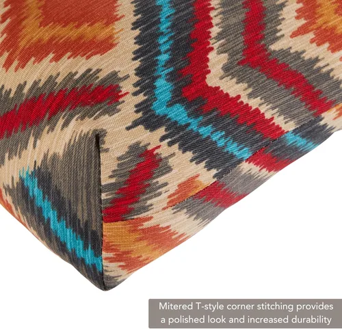 Vista 33 de Greendale Home Fashions Aloha - Cojín para silla de respaldo alto para exteriores de 44 x 22 pulgadas