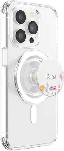 Vista 4 de Floral Be Kind PopSockets PopGrip: agarre intercambiable para teléfonos y tabletas PopSockets MagSafe PopGrip para iPhone