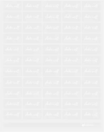 Vista 36 de Restaurantware Label Tek - Etiquetas autoadhesivas para botellas de jugo de 1.9 x 1 pulgada, 100 etiquetas autoadhesivas para botellas, resistentes