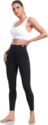 Vista 5 de HeyNuts Pure&Plain Workout ProYoga Pro 78 - Leggings atléticos para mujer, pantalones de compresión de cintura alta con control de abdomen, 25