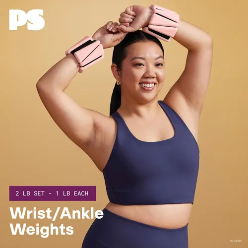 Vista 3 de POPSUGAR Soft Wrist and Ankle Weights, Wearable Weights, Strengthens, Tones & Sculpts, Adjustable Ankle Weights for Work from Home Fitness, Gym