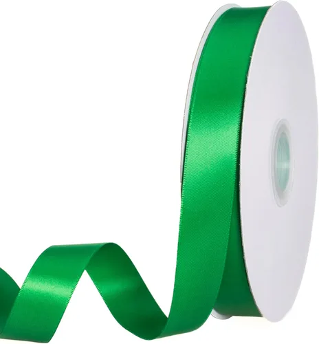 Vista 13 de YASEO Cinta azul cielo bebé, cinta de satén de poliéster de doble cara de color sólido, 1/2 pulgada de ancho, 100 yardas de largo, perfecta