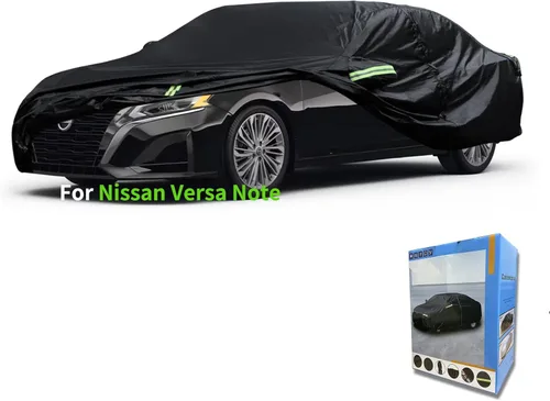 Vista 22 de Ajuste personalizado para funda de automóvil Nissan, resistente al agua, para todo tipo de clima, protección UV, resistente al viento, para todo