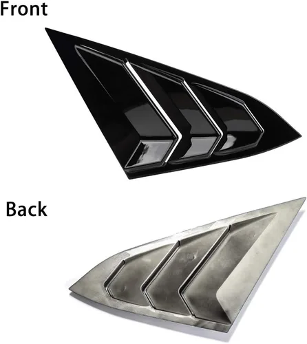 Vista 2 de Thenice para Civic de 10ª Generación Persianas de Ventanas Laterales Traseras Estilo Racing Persianas Triangulares de Cristal de Ventana Compatibles
