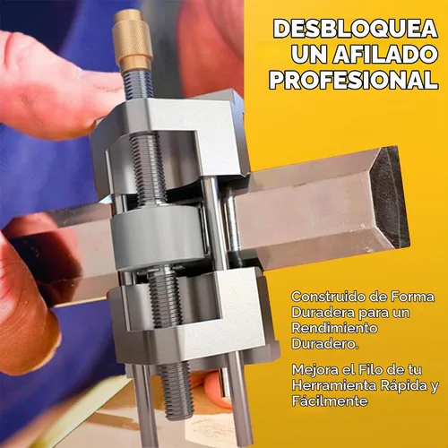 Vista 6 de Sharp Pebble - Guía de afilado - Plantilla de afilado para cinceles y cepillos - Se adapta a cinceles de 0.25' a 1.96', Se adapta a cuchillas