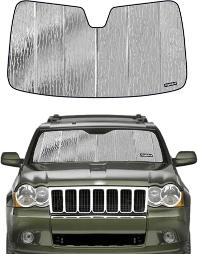 Vista 13 de Parasol para parabrisas para Jeep Grand Cherokee 2008-2010 - Parasol para ventana delantera, protección