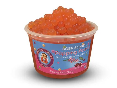 Vista 8 de Buddha Bubbles Boba - Perlas de Boba para reventar/estallar de primera calidad/Bombas de Boba / cobertura de postre de Buddha Bubbles Boba
