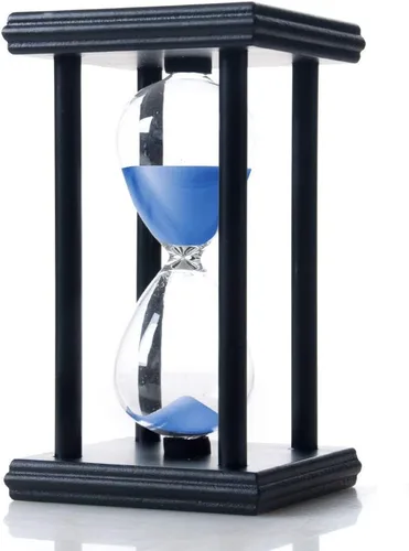 Vista 9 de Bellaware Reloj de Arena de Madera, Temporizador de Arena de 15 Minutos