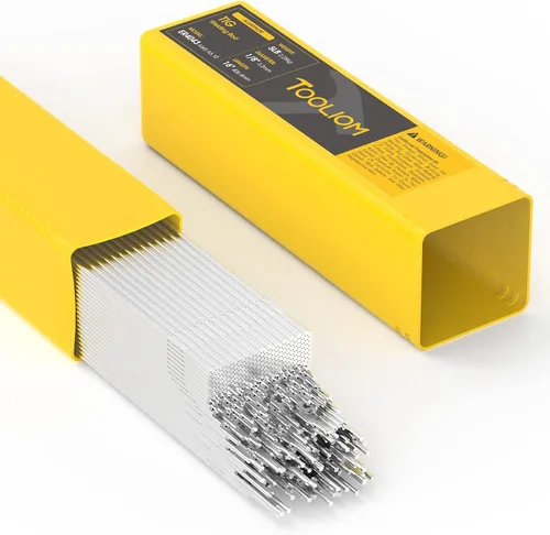 TOOLIOM Varilla de soldadura TIG de aluminio ER4043 Varilla de llenado de alambre de soldadura 1/8 "(3.2mm) x 16" 5LB