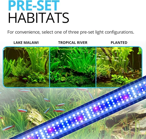 Vista 5 de Fluval Plant 3.0 LED para acuario con plantas, iluminación de 22 vatios, 38-61 centímetros