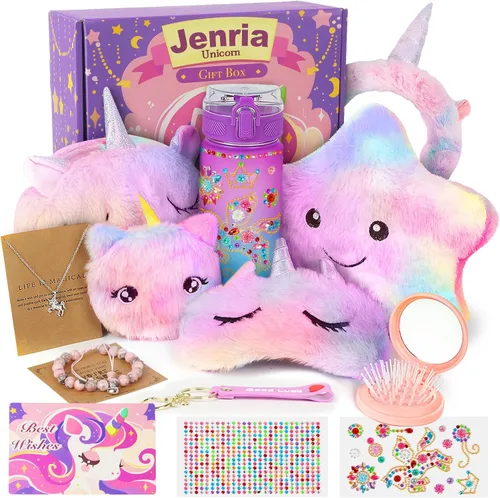 Jenria Regalo de unicornio para niñas, regalos de cumpleaños para niñas de 3, 4, 5, 6, 7, 8, 9, 10 años, regalos del día de San Valentín para niños,