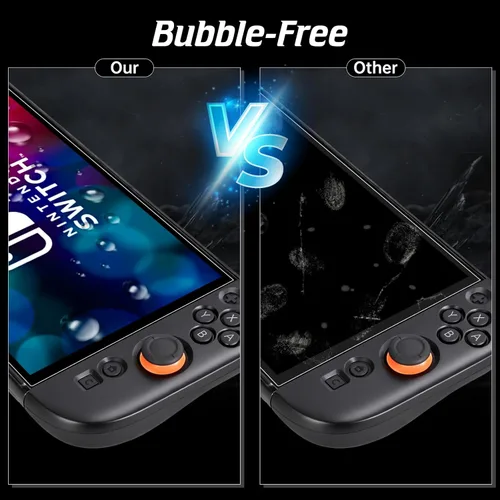 Vista 3 de BJKing 3-Pack Screen Protector Tempered Glass for Nintendo Switch 2 [7.9 inch], Transparent HD Clear-9H Hardness Tempered Glass, Bubble Free, Touch