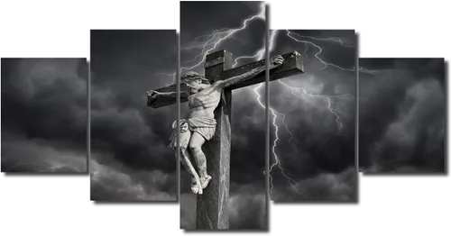 Vista 128 de TUMOVO Jesús Christian - Pintura sobre lienzo de 5 piezas