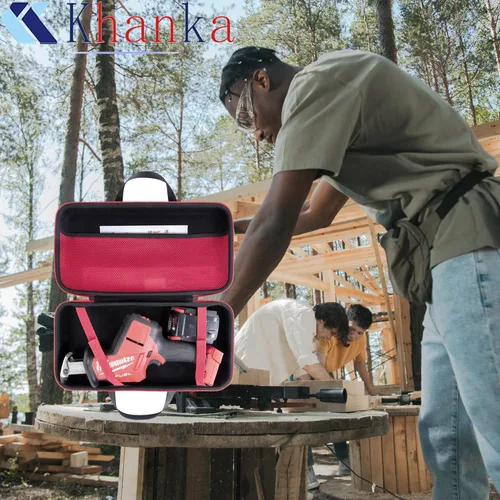 Vista 4 de khanka Funda de repuesto rígida para sierra recíproca inalámbrica Milwaukee M18 FUEL Hackzall 2719-20, solo funda