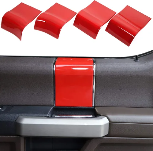 Vista 7 de Voodonala Para F150 manijas interiores de puerta, cubierta superior, manija de puerta interior, embellecedor para Ford F150 2015-2020, accesorios