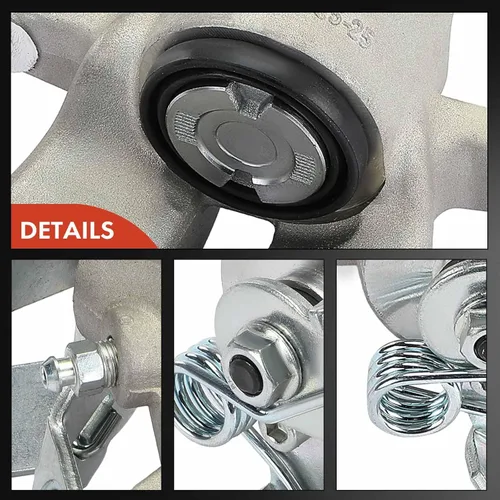 Vista 7 de A-Premium Pinza de freno de disco sin soporte compatible con modelos Audi y Volkswagen seleccionados - A3 2006-2008, TT 2008-2009, para Jetta