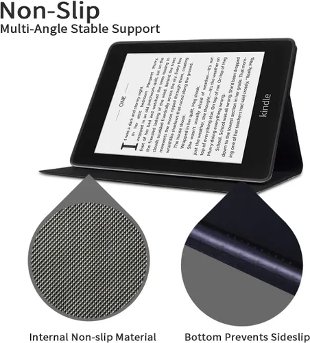 Vista 3 de BVDIKMI Funda para Kindle de 6 pulgadas (versión 11ª generación 2022), funda delgada de piel sintética con encendido y apagado automático