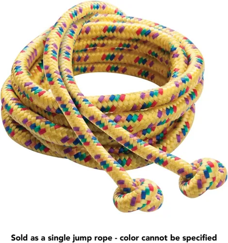 Vista 7 de Champion Sports Cuerda de salto de nailon trenzada serie CR - Múltiples longitudes