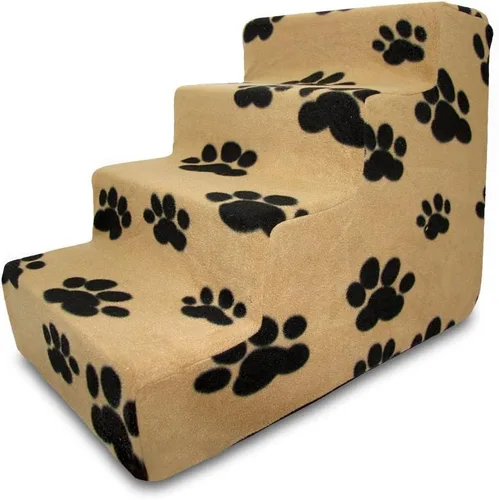 Vista 34 de Best Pet Supplies Escalones y pasos para perros - Escalones de espuma para perros pequeños y gatos, soporte de paso de mascotas equilibrado