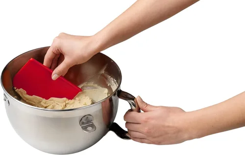 Vista 5 de Chef'n Pastry juego de 3 espátulas para masa, Rojo, Paquete de 1, Rojo