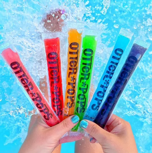 Vista 7 de Otter Pops, Paletas congeladoras originales surtidas, 1 onza congelada en seis sabores Zippy, 100 unidades, (85100)