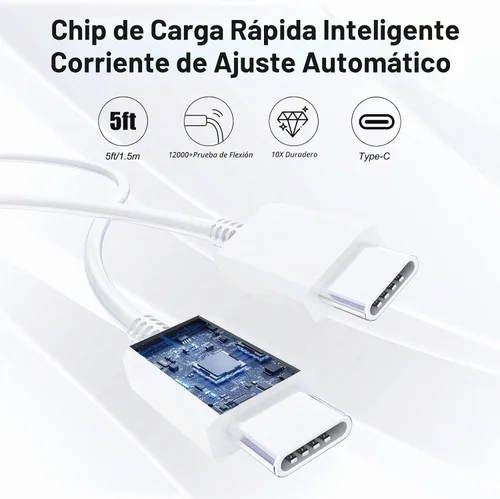 Vista 6 de Cargador de pared USB C de Samsung, paquete de 2 cargadores súper rápidos