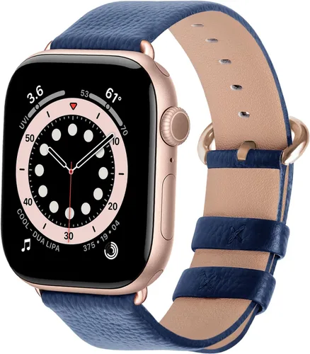 Vista 15 de Fullmosa - Correa compatible con Apple Watch (38 mm, 40 mm, 42 mm, 44 mm), de piel, compatible con Apple Watch SE y Series 6, 5, 4, 3, 2 y 1