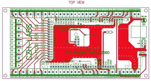 Vista 3 de Electronics-Salon módulo adaptador de terminal de tornillos en bloque, para montaje en riel DIN, para Arduino MEGA-2560 R3.