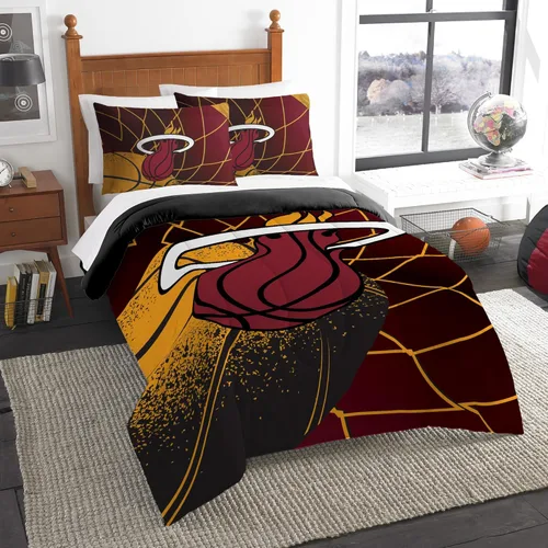 Vista 36 de Juego de edredón con licencia oficial de la NBA de Boston Celtics de Northwest – Ropa de cama con logotipo del equipo de la NBA – Juego de cama