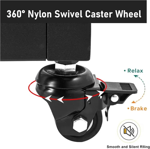 Vista 3 de Estante de almacenamiento de vinilo, soporte de rollo de vinilo de capacidad para 16 rollos, soporte de almacenamiento de rollos de núcleo redondo
