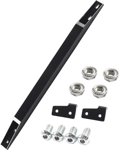Vista 4 de Kit de brazo controlador inferior trasero con soporte de subchasis y barra de unión Compatible con Honda Civic EK 1996 1997 1998 1999 2000