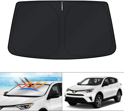 Vista 81 de KUST Parasol para parabrisas para Chevy Malibu 2013 2014 2015 accesorios de ventana cubierta solar plegable bloquea los rayos UV mantener el coche