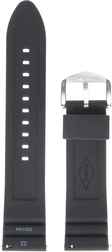 Vista 2 de Fossil - Correa de reloj intercambiable de silicona y acero inoxidable