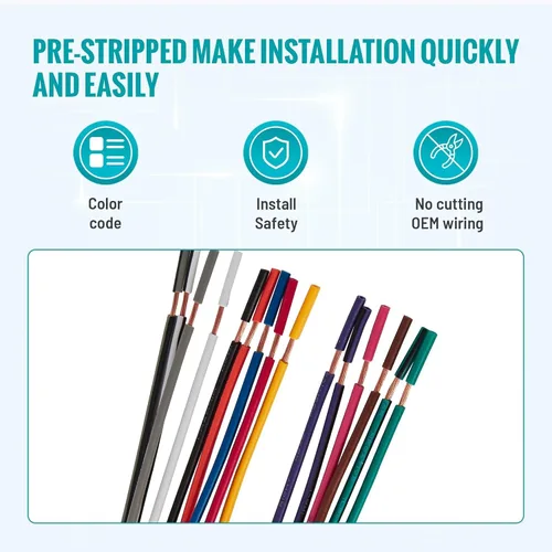 Vista 4 de NuIth Conjunto de Cables de Radio con Adaptador de Antena Compatible con Chevrolet 08-15 Express/07-14 Silverado/Sierra/Suburban, GMC 07-14 Yukon