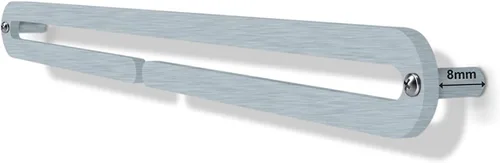 Vista 4 de Rosette Hanger Soporte de pared para colgar cinta de premio 'Top Dog' Metal de acero inoxidable cepillado