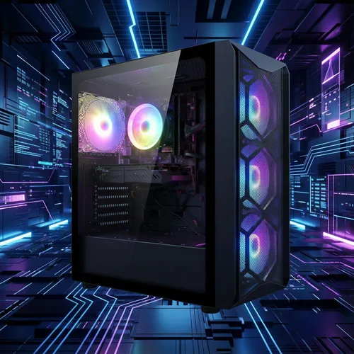 Vista 4 de STGAubron Computadora de escritorio para videojuegos, Intel Core i7 8ª generación hasta 4.1G, GeForce RTX 3050 6G, 16G DDR4, 512G SSD, WiFi 6, BT