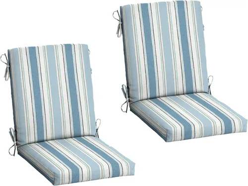 Vista 71 de Cojín para silla de comedor exterior Arden, 20 x 20 pulgadas, resistente a la lluvia, resistente a la decoloración, Alana Tile