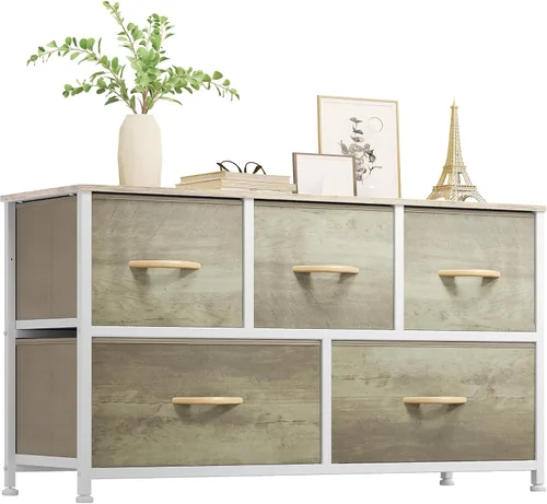 Vista 40 de YITAHOME Cómoda con 8 Cajones - Torre de Almacenamiento de Tela, Unidad Organizadora para Dormitorio, Sala de Estar, Pasillo, Armarios - Marco