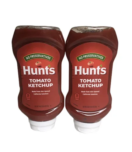 Vista 8 de Hunt's Kétchup de Tomate 100% Natural, 20 oz