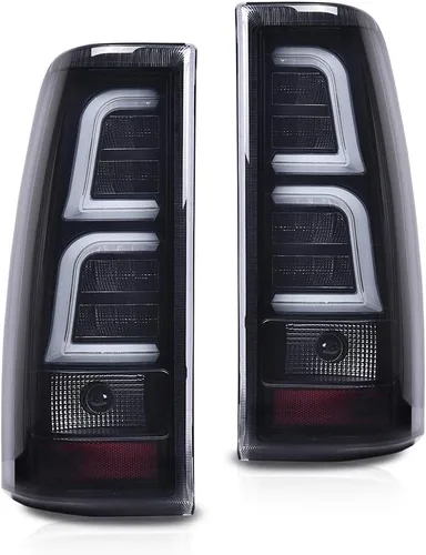 Vista 22 de PIT66 Luces Traseras, Compatible con Ford F150 2009 2010 2011 2012 2013 2014 Pickup SVT, Lente Negro, Acabado Cromado, Juego de Lámparas Traseras 1