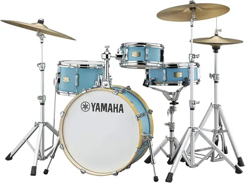 Vista 4 de Yamaha Stage Custom Hip One-Box - Juego de batería de 4 piezas - 20" Kick, Blanco Clásico