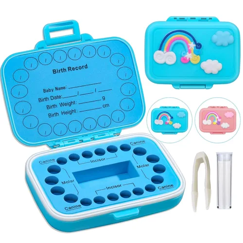 Soportes de dientes para recuerdo de niños, caja de recuerdo de dientes de bebé, protector de dientes, contenedor de dientes para dientes perdidos,