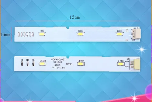 Vista 7 de LICHIFIT Lámpara de tira de barra de luz LED para Haier BCD-575WDBI 0064001827 Puerta frontal