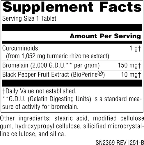 Vista 2 de Source Naturals Cúrcuma 1000, apoya la respuesta inflamatoria saludable del cuerpo*, 1,000 mg - 30 tabletas