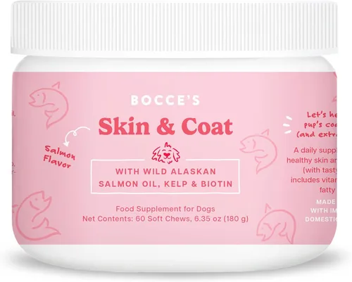 Vista 10 de Bocce's Bakery Suplemento calmante para perros, masticables diarios hechos en los Estados Unidos con manzanilla, bálsamo de limón, L-teanina
