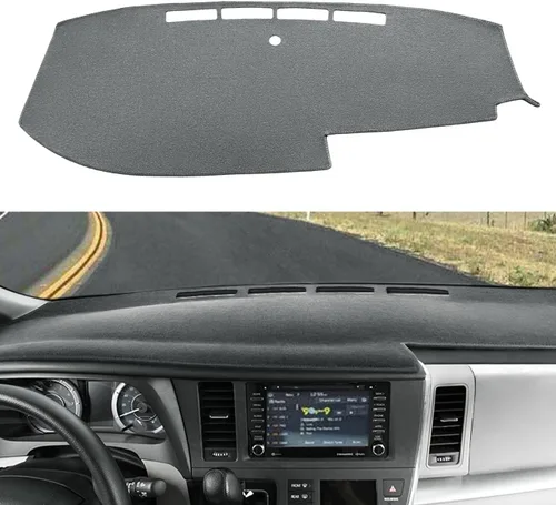 Vista 9 de Alfombrilla para tablero compatible con Toyota Sienna 2004-2010 (04-10 beige) F99 36-38 Beige